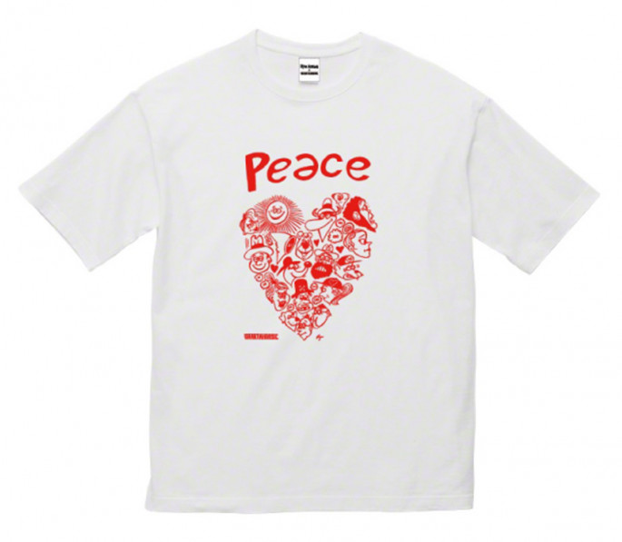 【編集後】wtm_ryuambe_08_Love ＆ Peace T-Shirt