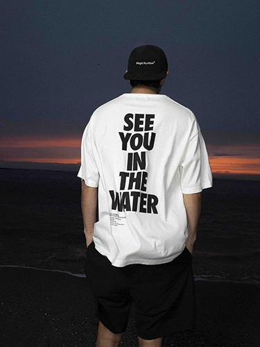 US COTTON SEE YOU IN THE WATER SS TEE
