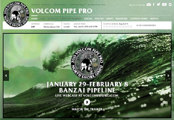 VOLCOM PIPE PROオフィシャルサイトOPEN！