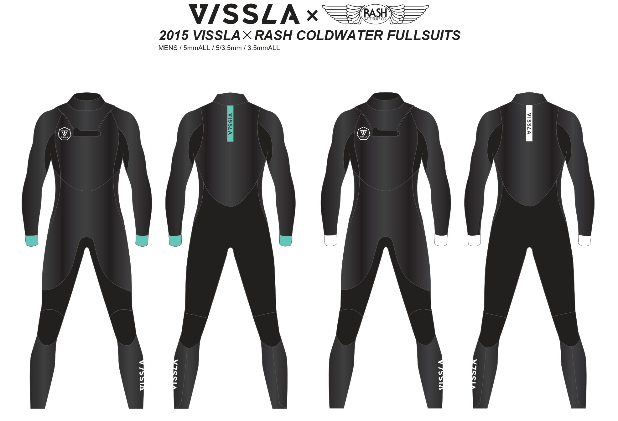 VISSLA × RASH WETSUITS