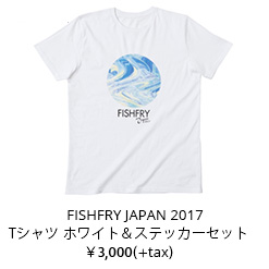 Tシャツ ホワイト＆ステッカーセット