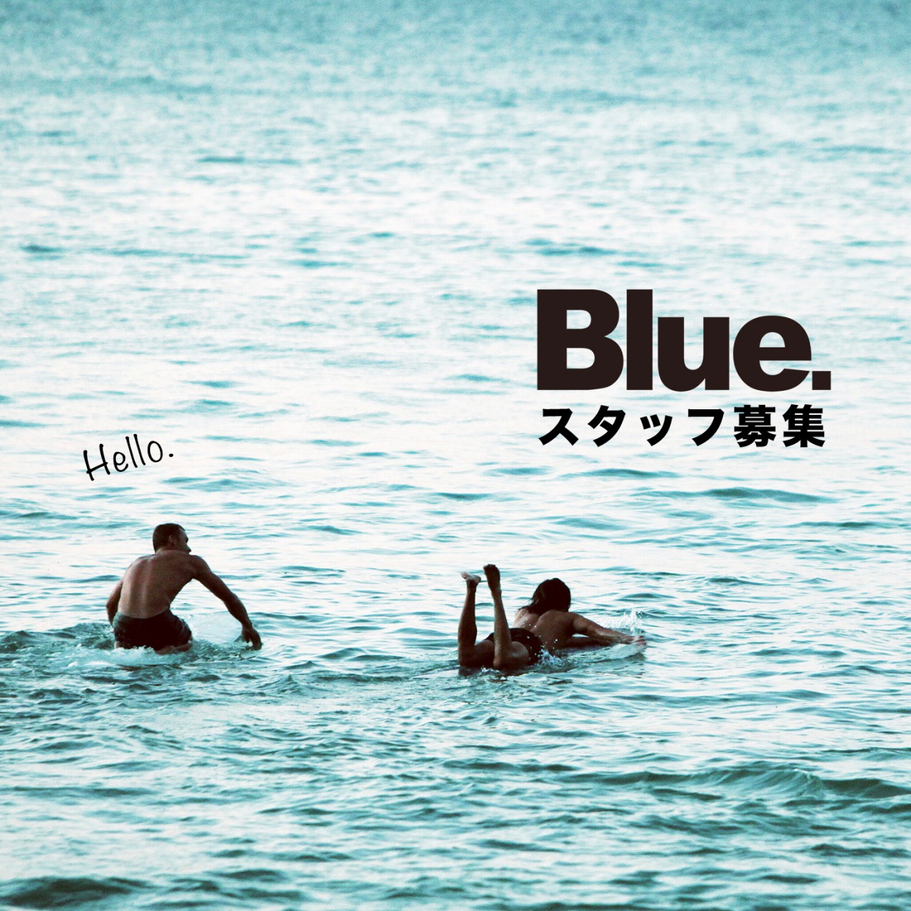 Blue.編集スタッフ募集！