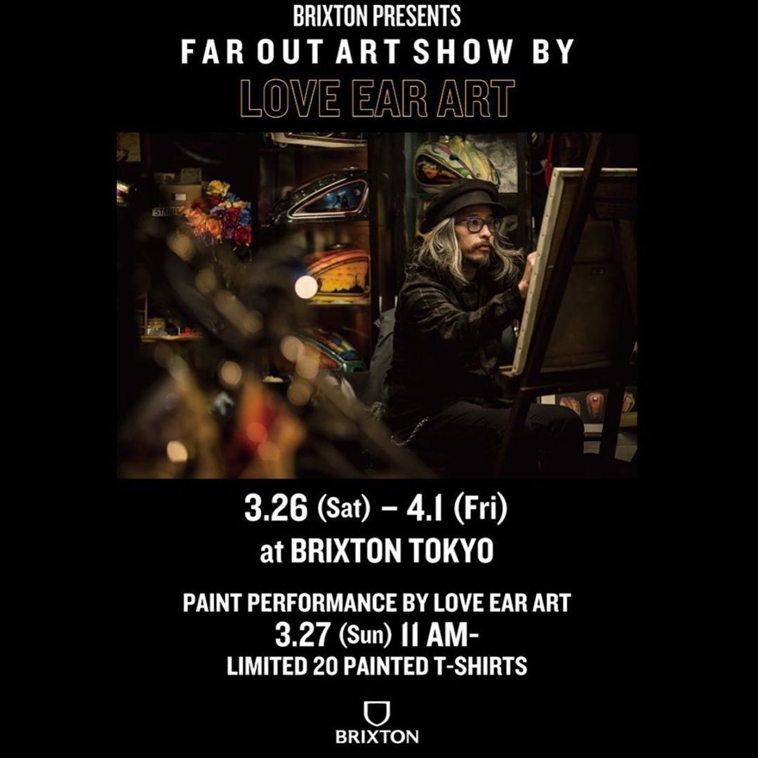 BRIXTON presents「FAR OUT ART SHOW」 by LOVE EAR ART