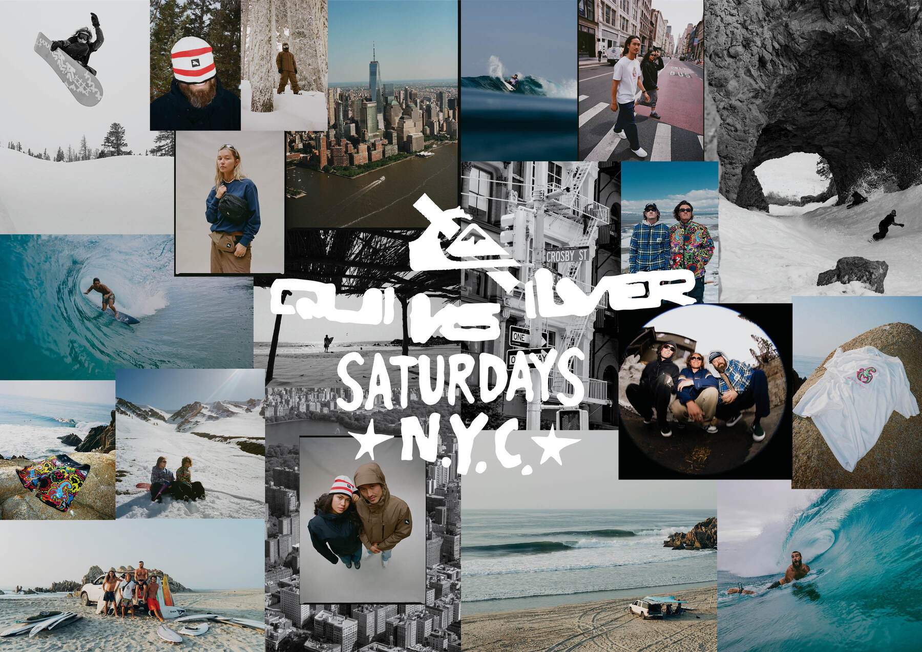 QUIKSILVER × SATURDAYS NYCによるコラボコレクションが登場